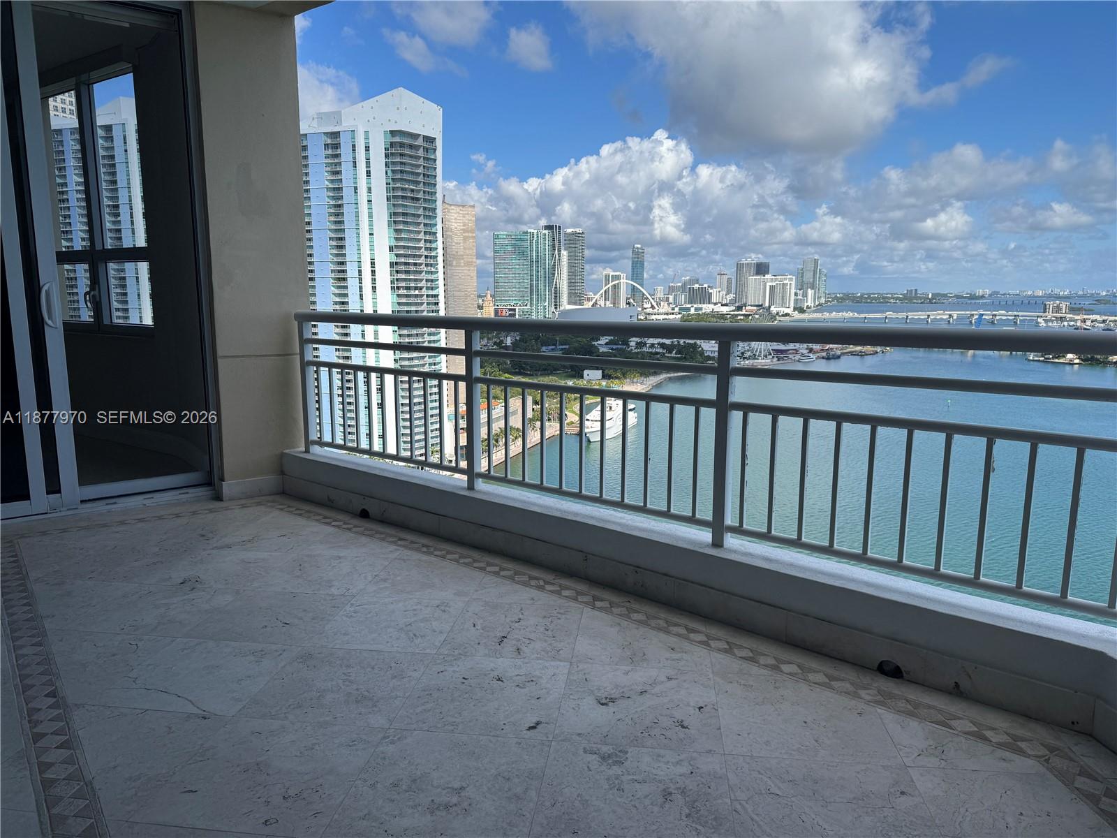 848 Brickell Key Drive, Unit 2502 Miami, FL 33131 - Photo 14 of 40 a view of a balcony