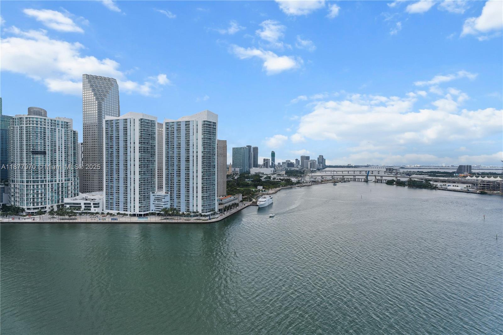 848 Brickell Key Drive, Unit 2502 Miami, FL 33131 - Photo 4 of 40 a view of a city with tall buildings