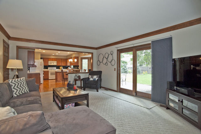 1936 Slippery Rock Road Naperville, IL 60565 - Photo 10 of 25 a living room with furniture and a flat screen tv