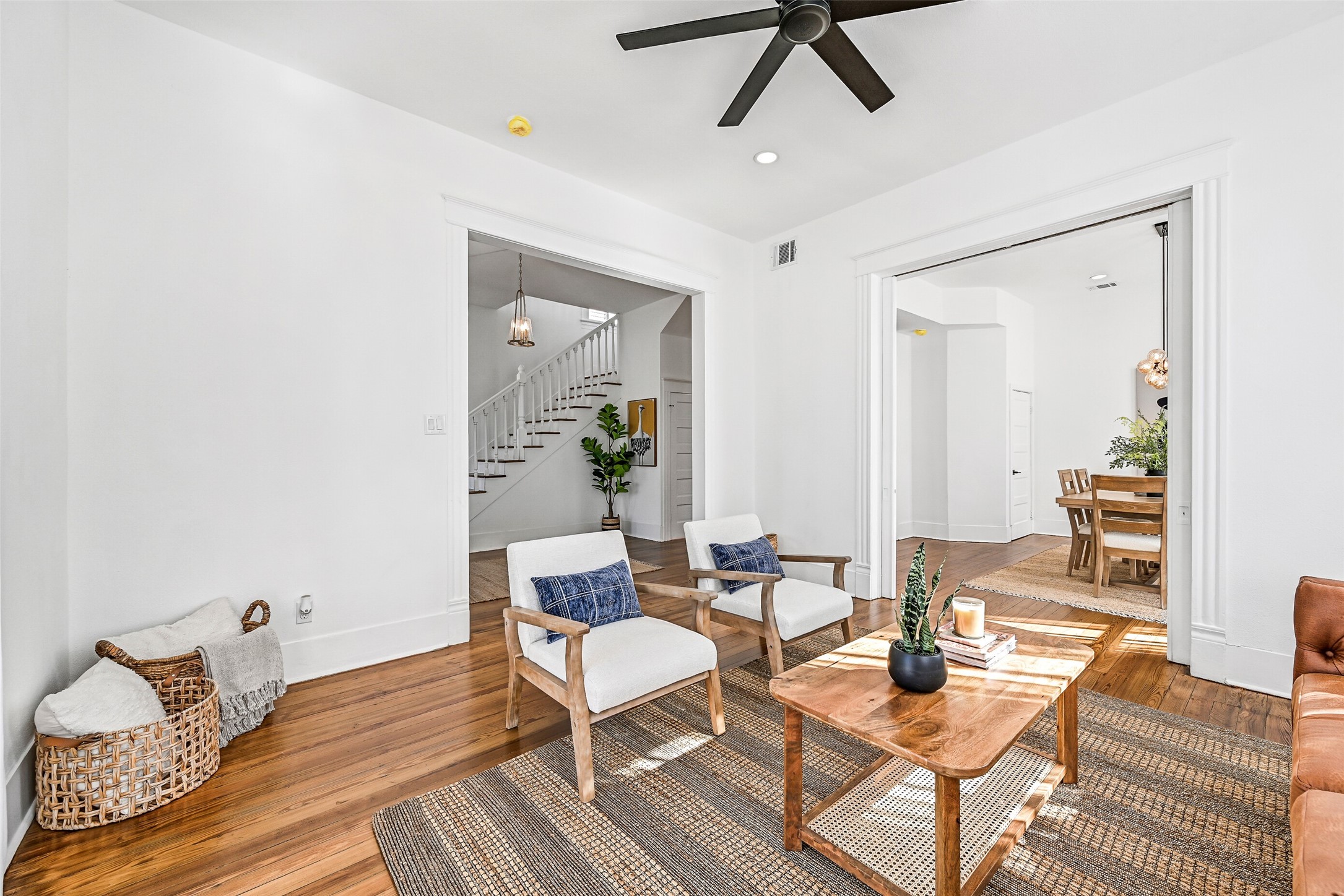 2010 Rosenberg Street Galveston, TX 77550 - Photo 50 of 50 From the welcoming foyer to the bright living room and inviting dining area, this home flows effortlessly — every space perfectly connected for entertaining and everyday comfort. Enjoy off-street parking for guests and strolls to the ICONIC Pleasure Pier just a block away! Fresh paint, an open floor plan, and updated lighting bring warmth and sophistication to every corner, capturing the spirit of island living where laughter, comfort, and style meet in perfect harmony.