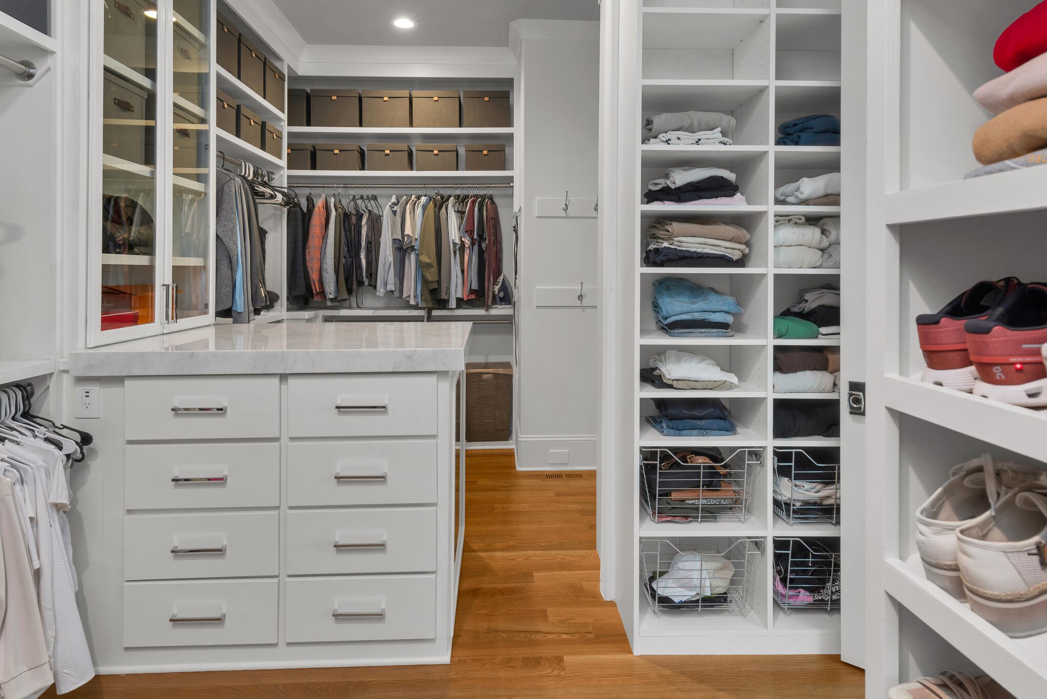 310 Lionheart Court Franklin, TN 37067 - Photo 21 of 67 a view of walk in closet with clothes and shoes