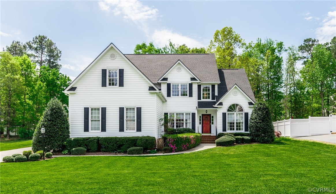 front view of house with a yard