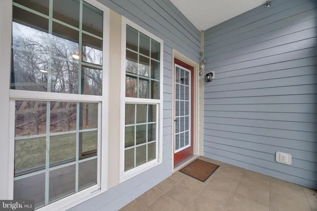 a view of front door