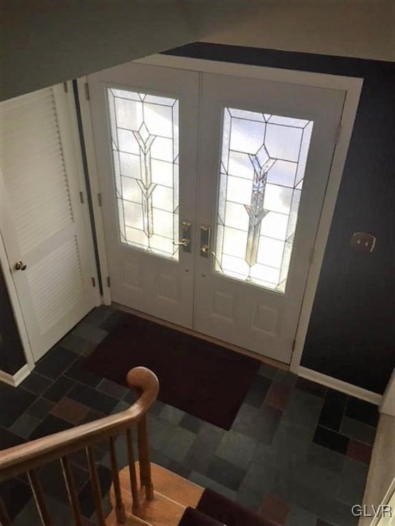 6901 Sell Road Zionsville, PA 18092 - Photo 22 of 33 center hallway entrance with slate floors