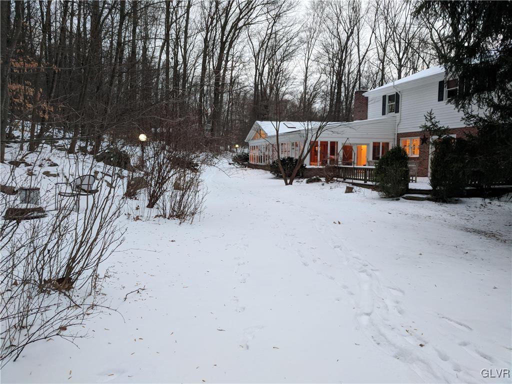 6901 Sell Road Zionsville, PA 18092 - Photo 5 of 33 view from side yard and backyard patio