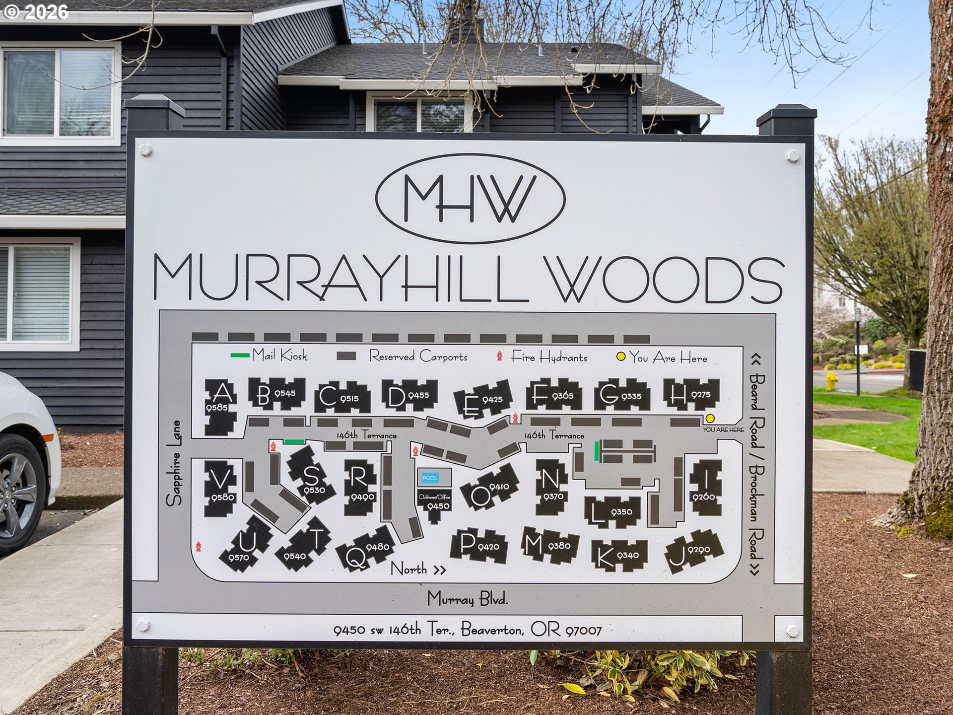 9370 Southwest 146th Terrace, Unit N5 Beaverton, OR 97007 - Photo 27 of 35 a view of a sign board