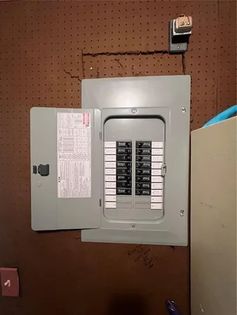 a view of store room with washer and dryer