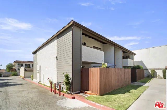 a backyard of a house