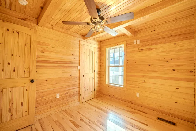 a view of a bathroom with a shower