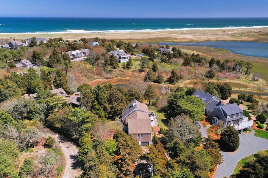 75 Gosnold Road Aerial to Nauset Beach