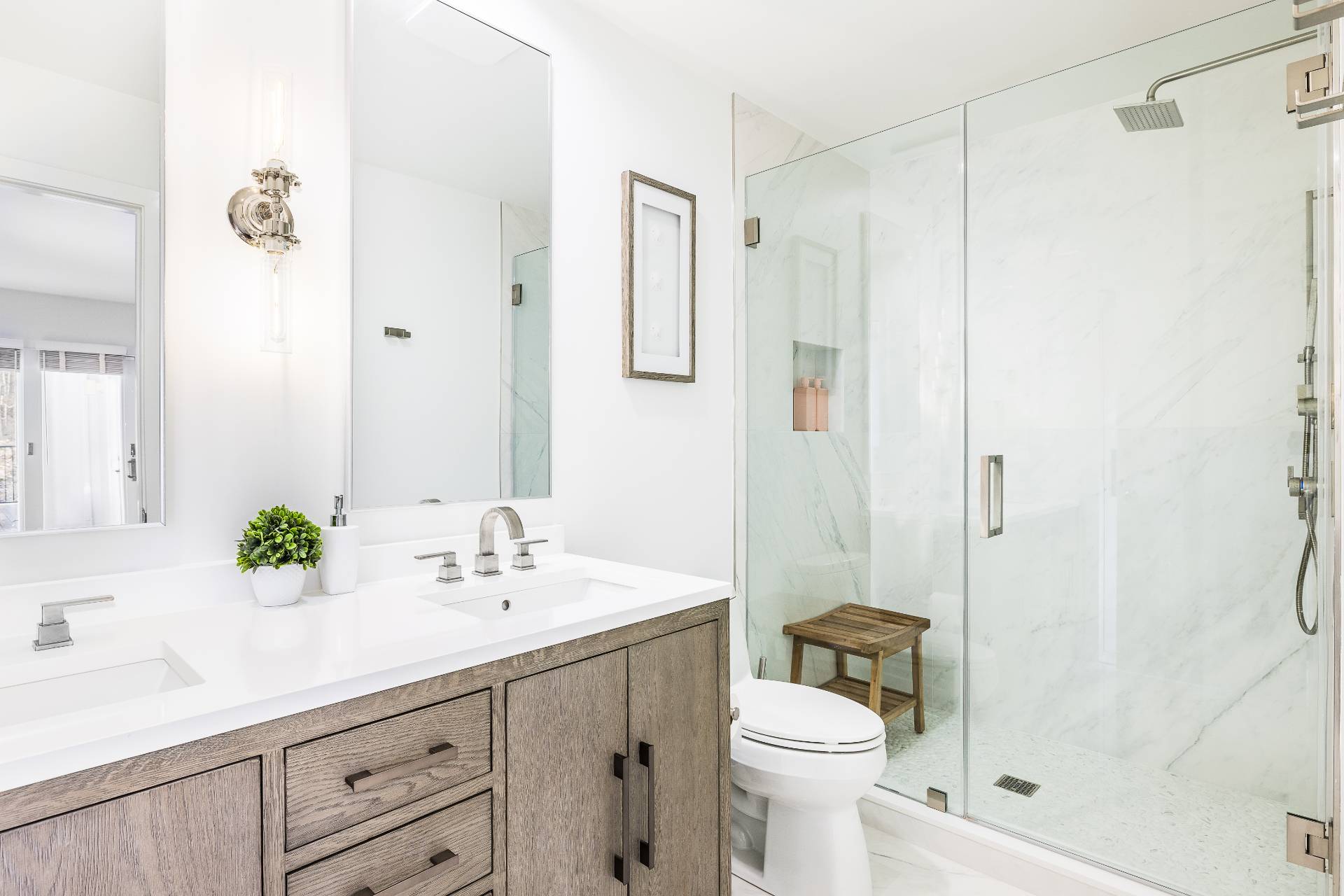 5 Wigwam View Lane East Hampton, NY 11937 - Photo 13 of 28 a bathroom with a sink a toilet and shower