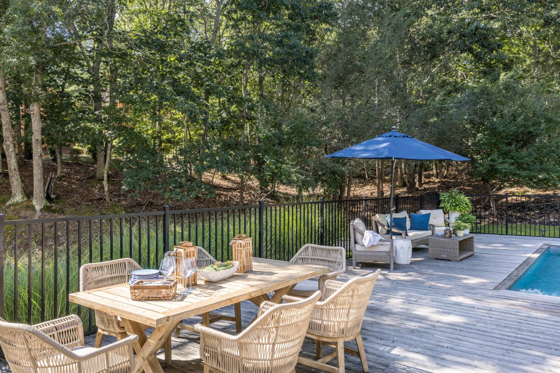 5 Wigwam View Lane East Hampton, NY 11937 - Photo 4 of 28 a view of backyard with seating space and wooden deck