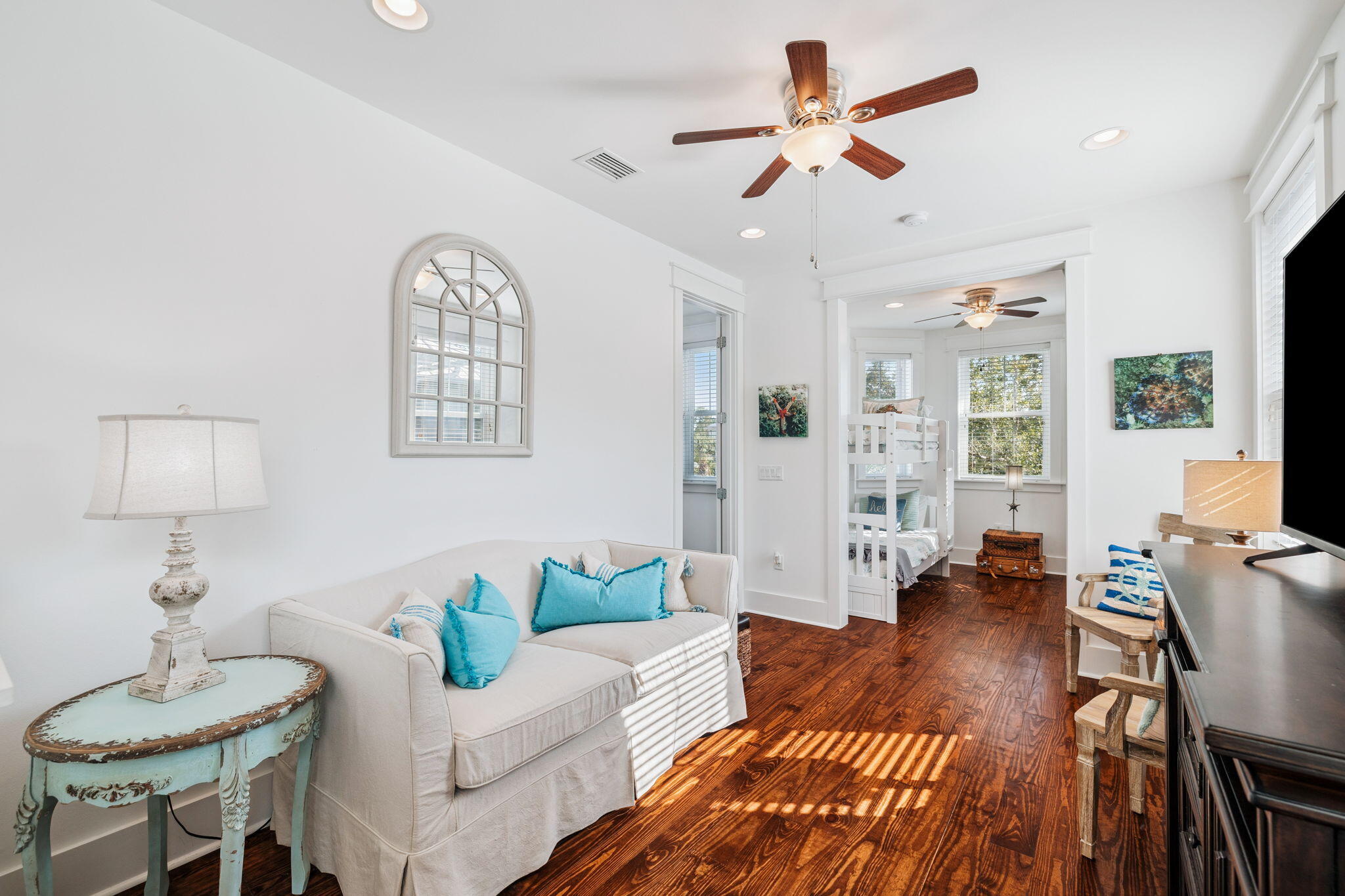 844 Sandgrass Boulevard Santa Rosa Beach, FL 32459 - Photo 37 of 74 a living room with furniture and a table