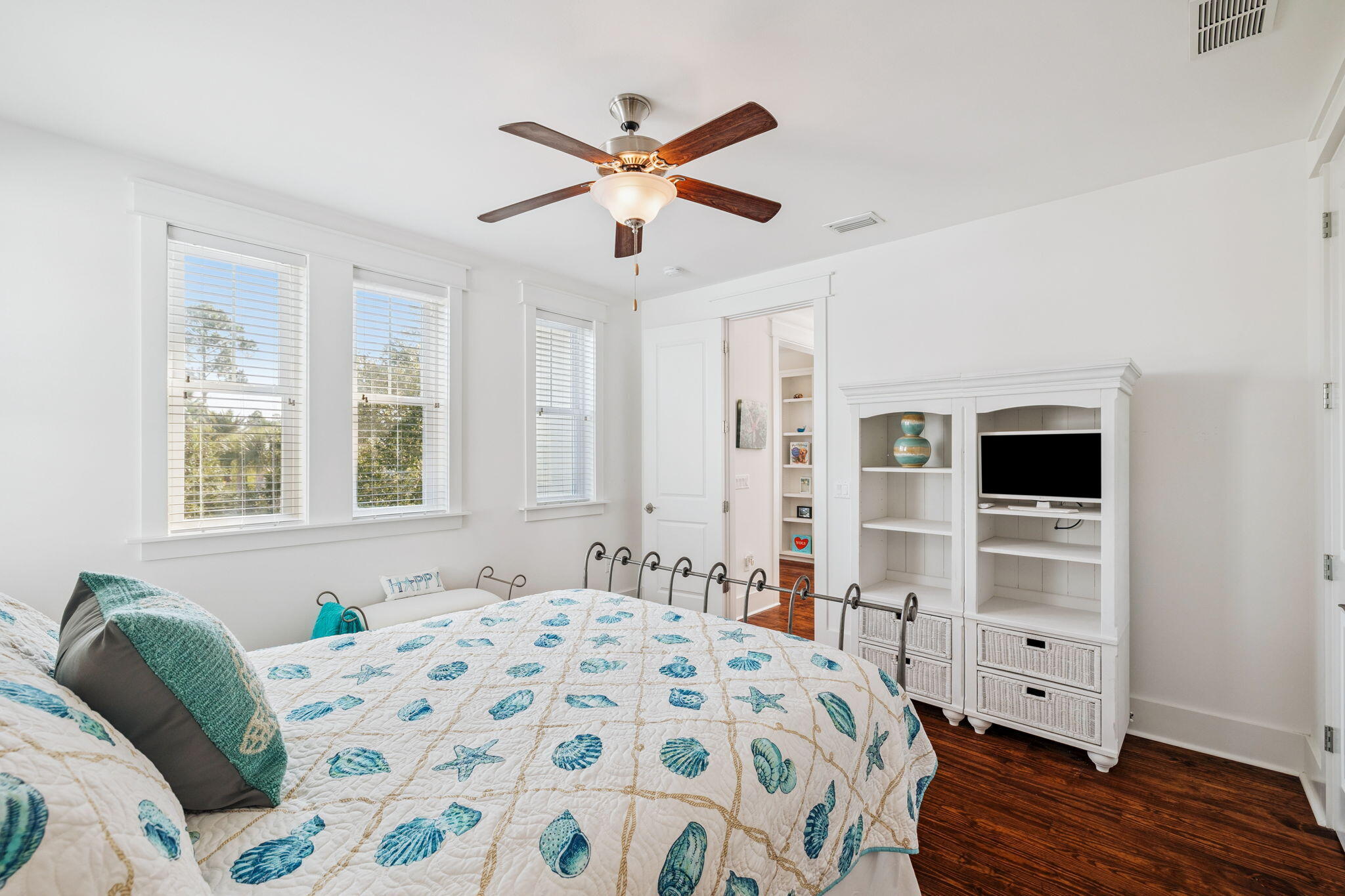 844 Sandgrass Boulevard Santa Rosa Beach, FL 32459 - Photo 43 of 74 a bedroom with a bed and a window