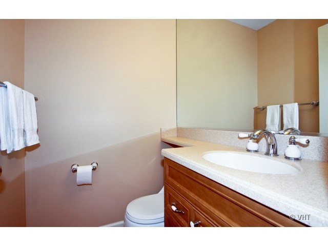 1742 Appleby Road Inverness, IL 60067 - Photo 17 of 25 a bathroom with a sink a toilet and mirror