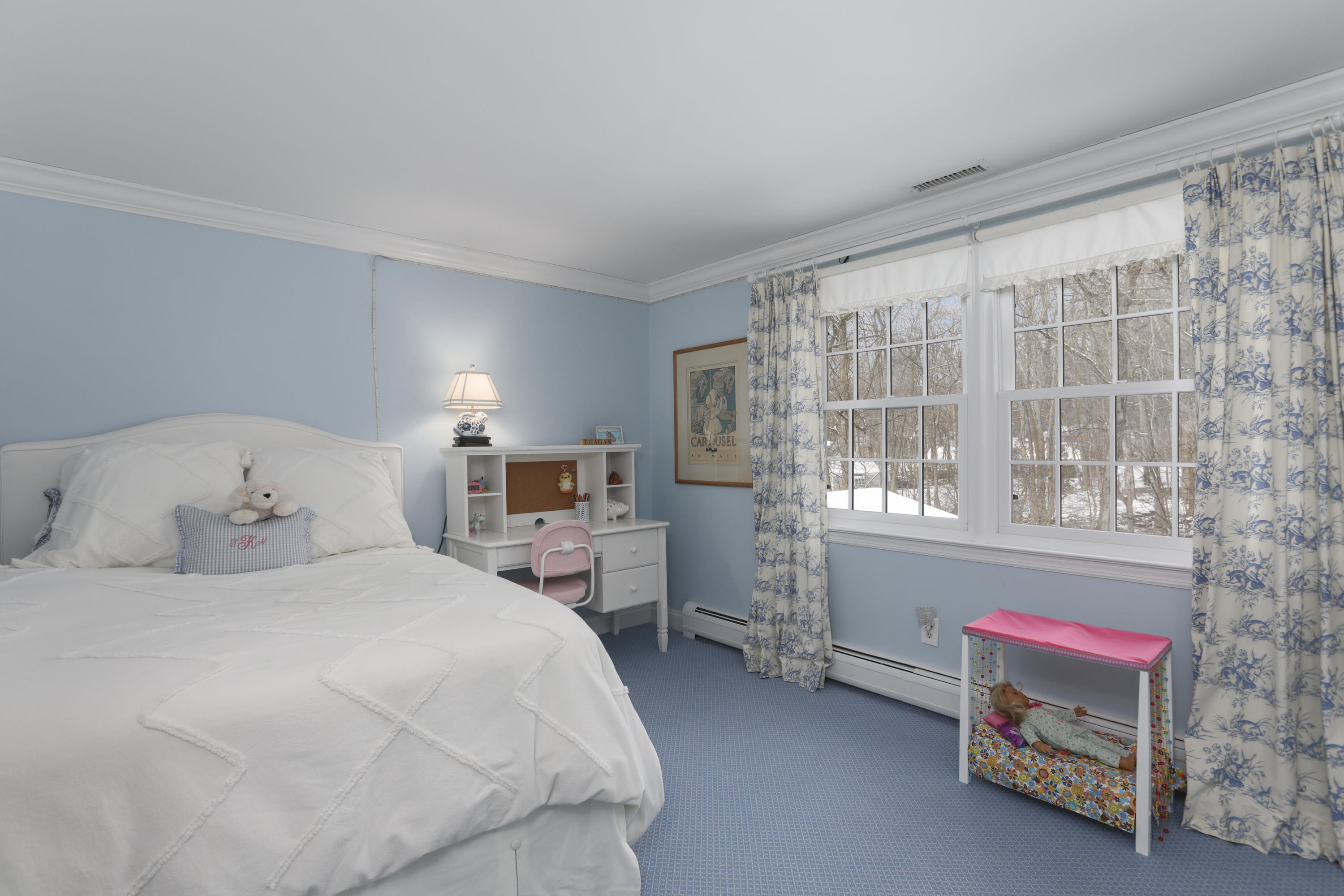 27 Deepwood Road Darien, CT 06820 - Photo 38 of 48 a bedroom with a bed and a window