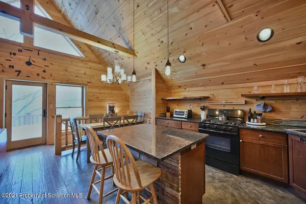 a view of an outdoor space with seating area