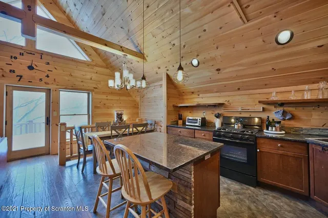 a view of an outdoor space with seating area