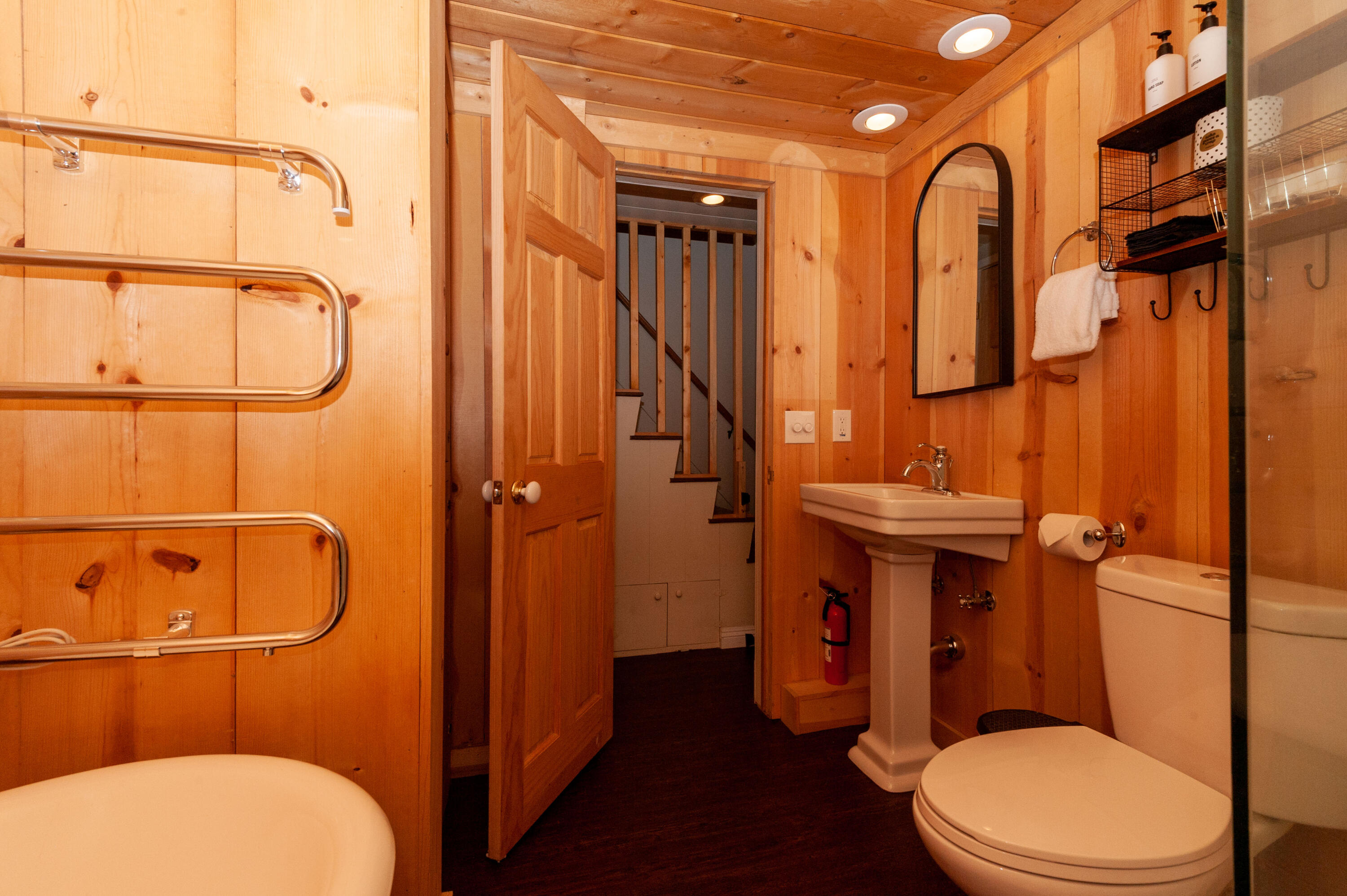 644 Cedar Lane Twin Peaks, CA 92391 - Photo 27 of 41 a bathroom with a toilet sink and shower
