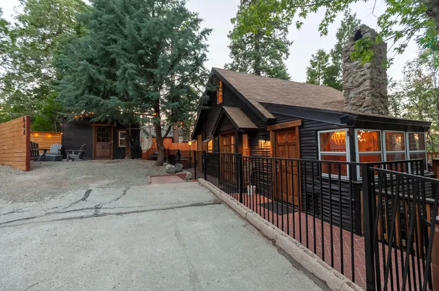 a view of house with a patio
