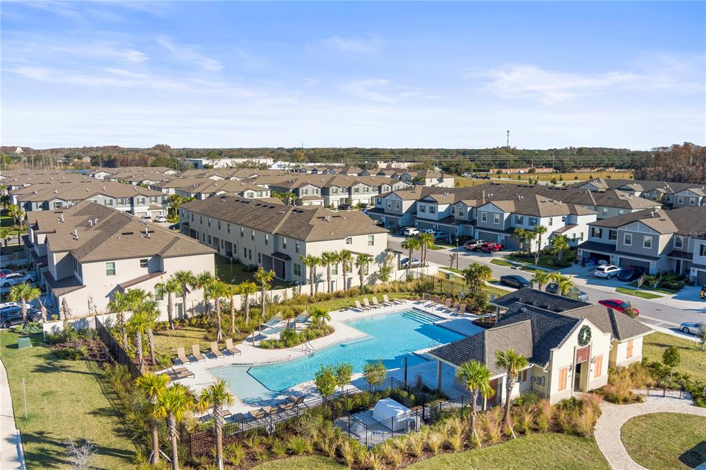 8280 Rolling Tides Drive New Port Richey, FL 34655 - Photo 41 of 49 an aerial view of a city with lots of residential buildings