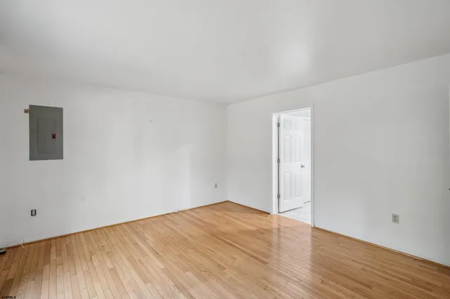wooden floor in a room