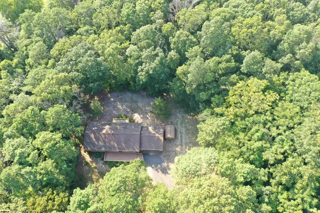 a backyard of a house