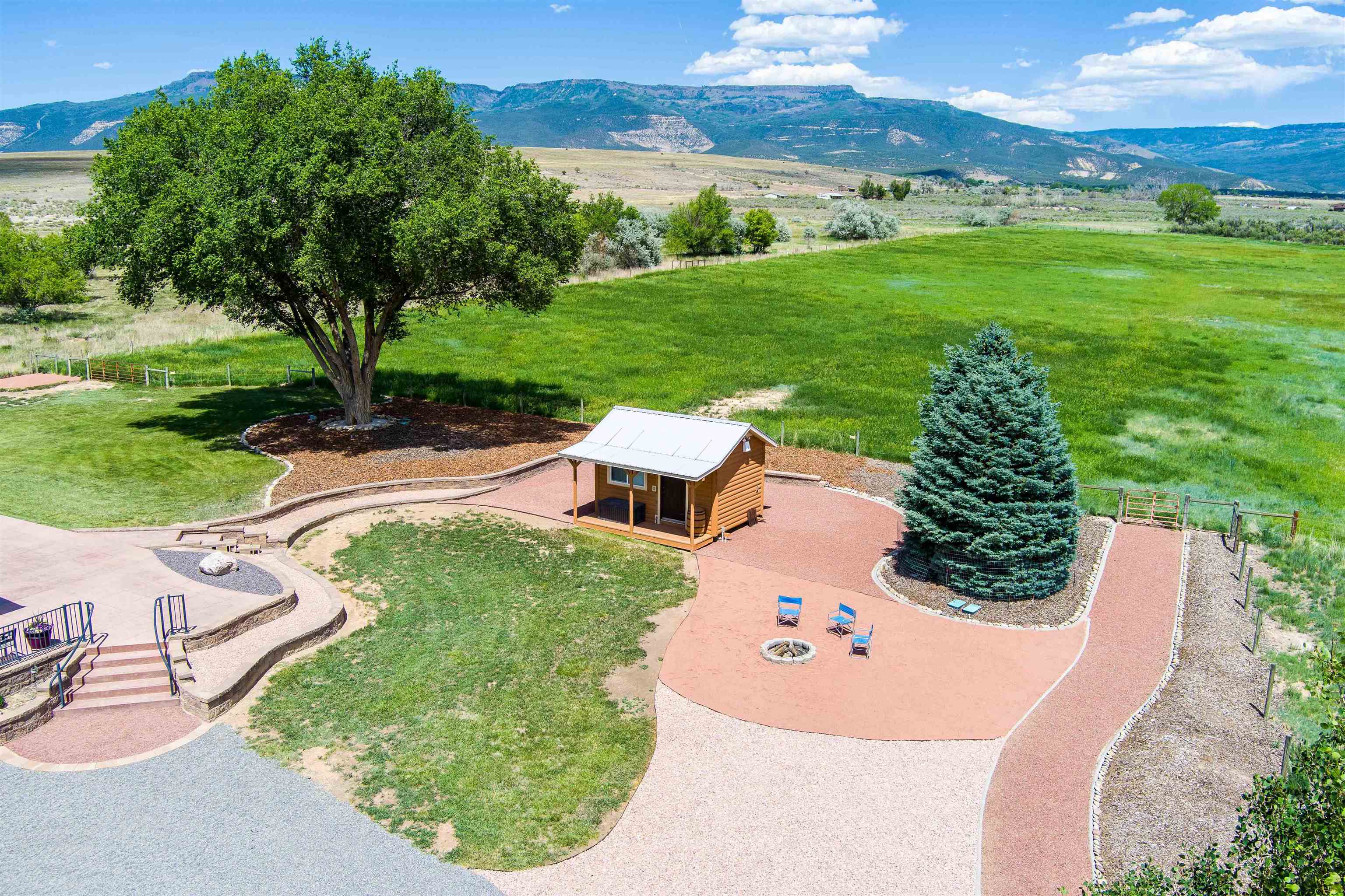 6800 Reeder Mesa Road Whitewater, CO 81527 - Photo 10 of 17 an aerial view of a house with garden