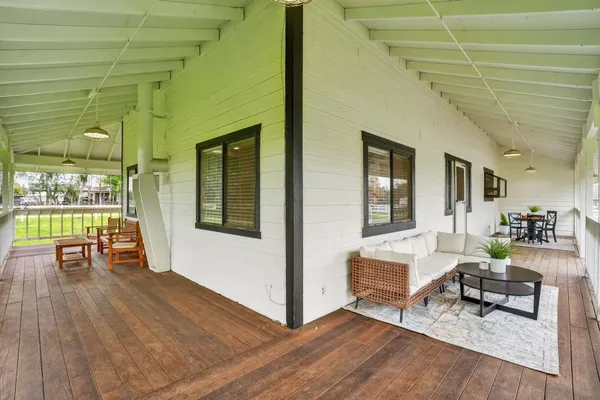 a view of a livingroom with patio