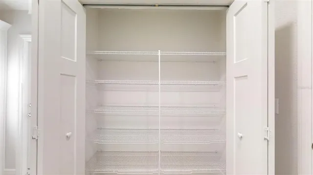 a view of a closet