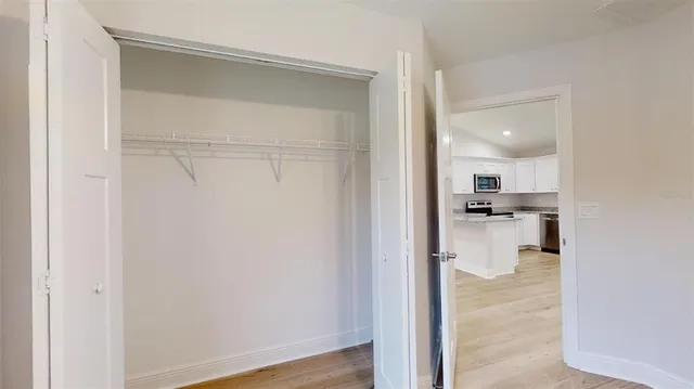 a view of walk in closet