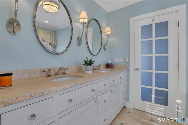 a view of a living room and a window