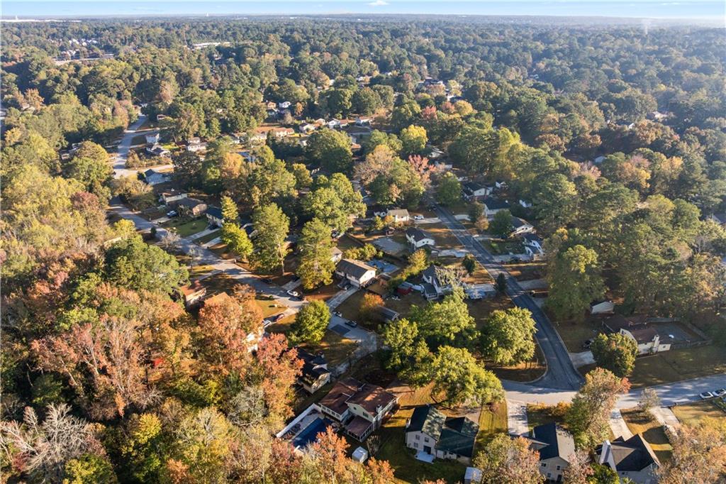 6633 Cameron Road Morrow, GA 30260 - Photo 41 of 41 an aerial view of a city with lots of residential buildings
