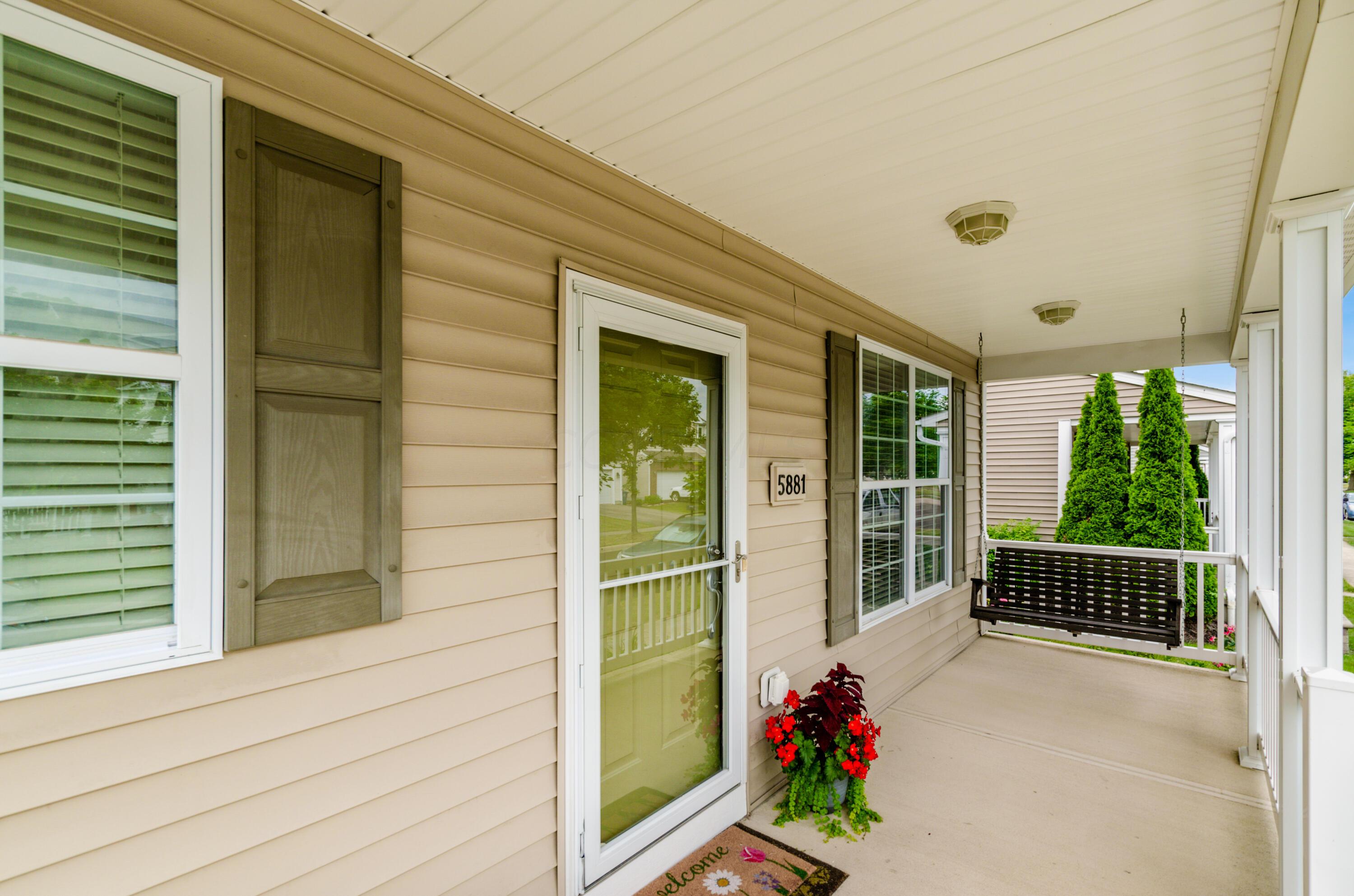 5881 Myrick Road Dublin, OH 43016 - Photo 3 of 36 Covered Front Porch