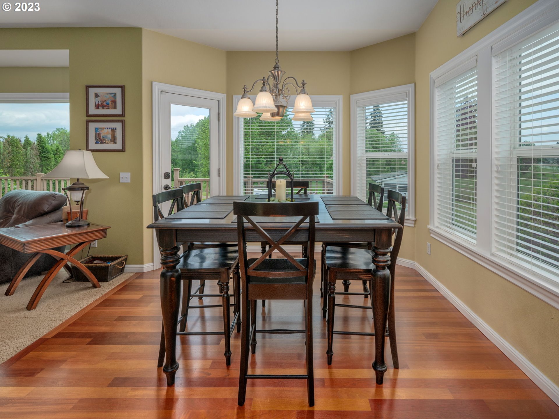 56470 Hazen Road Warren, OR 97053 - Photo 16 of 39 a view of a dining room with furniture window and outside view