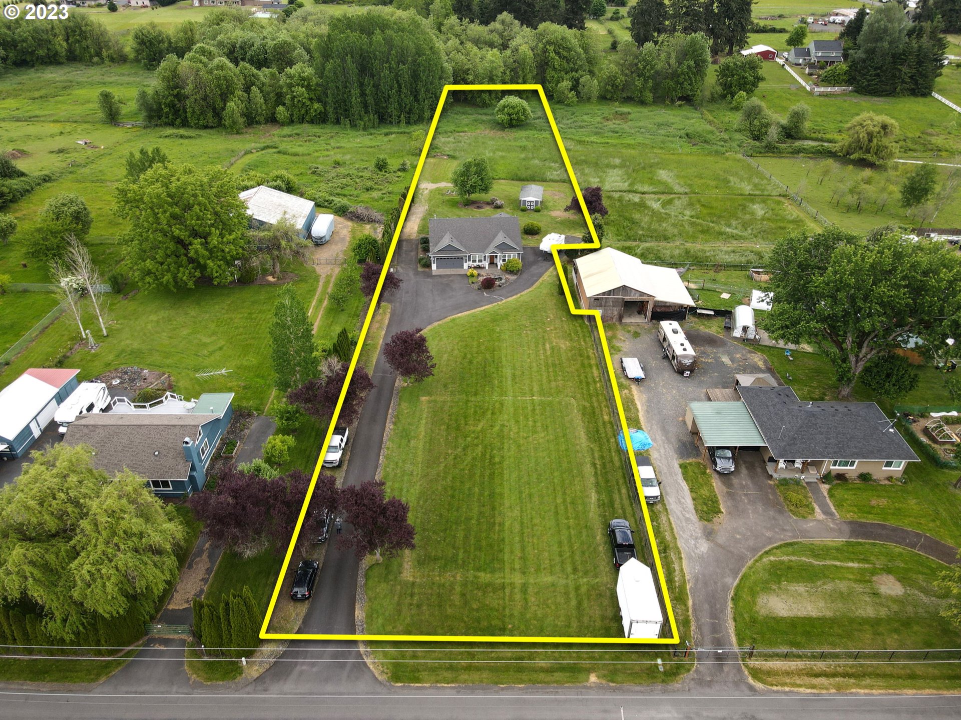 56470 Hazen Road Warren, OR 97053 - Photo 34 of 39 an aerial view of a pool