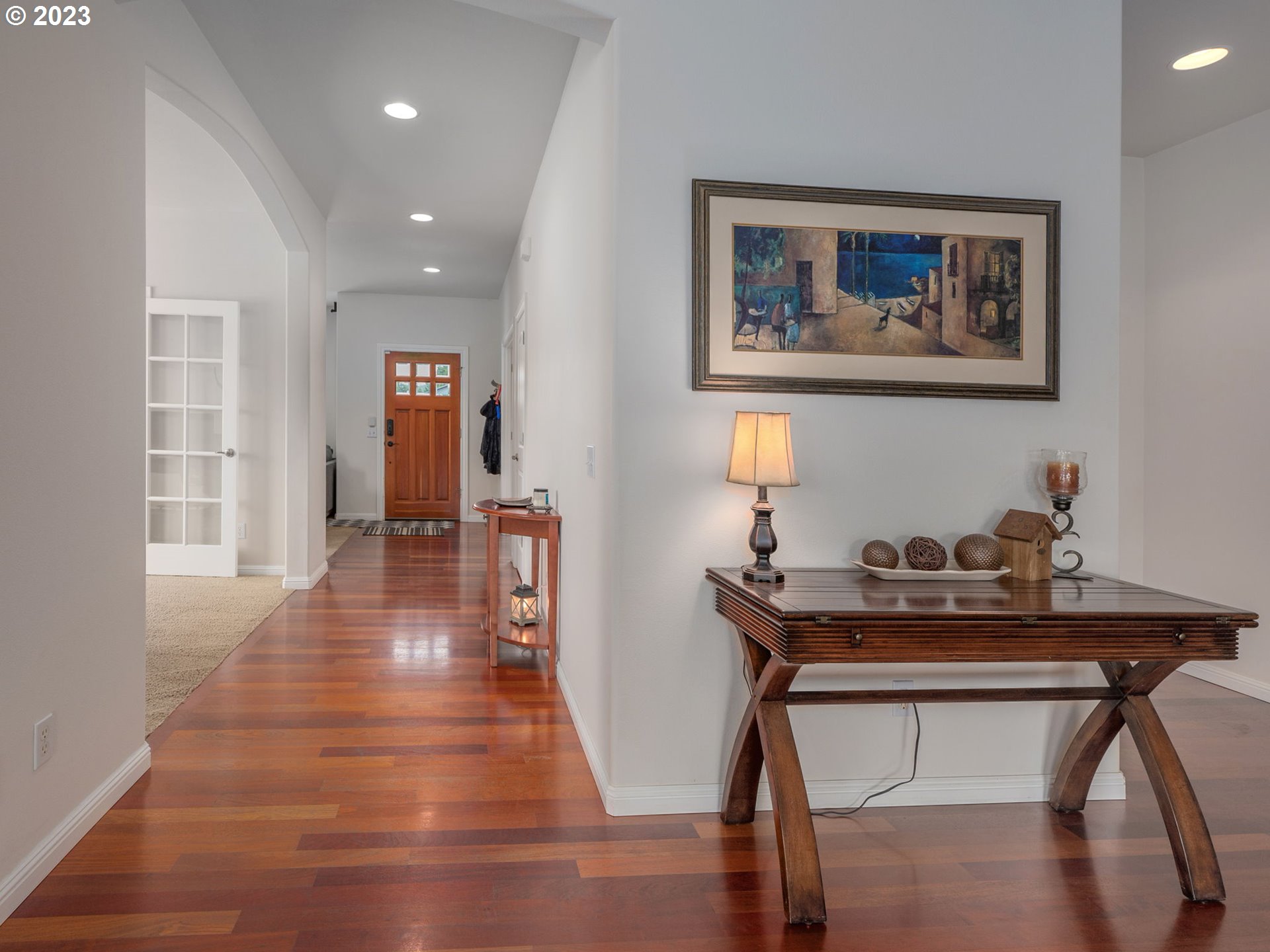 56470 Hazen Road Warren, OR 97053 - Photo 10 of 39 a view of a workspace with furniture and wooden floor