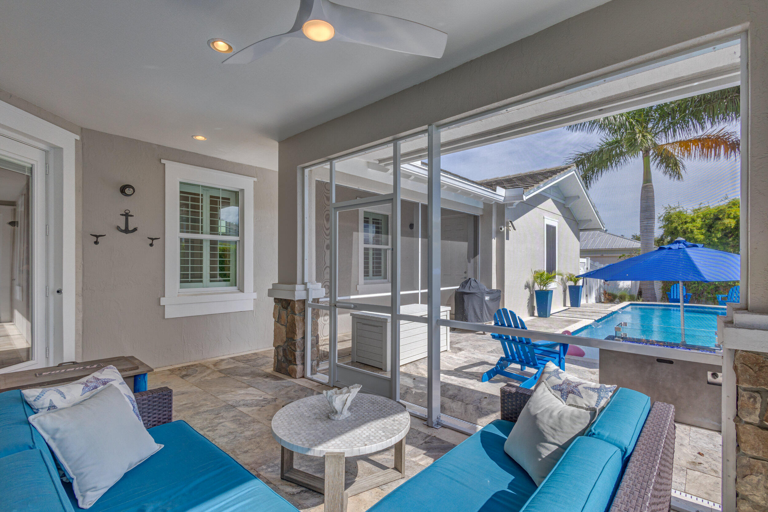 1369 Bourne Drive Jupiter, FL 33458 - Photo 29 of 46 Screened Patio