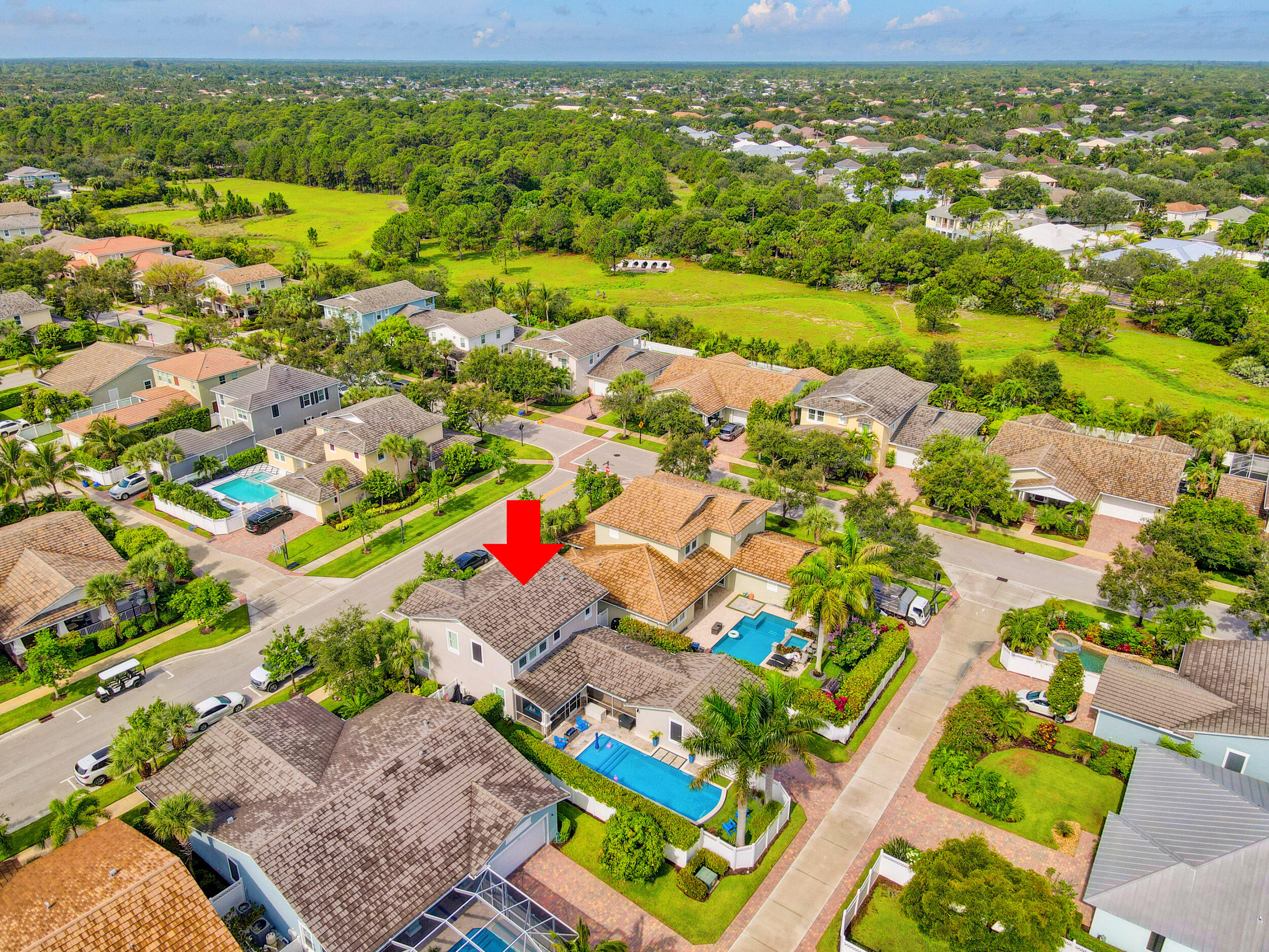 1369 Bourne Drive Jupiter, FL 33458 - Photo 36 of 46 Aerial - 2