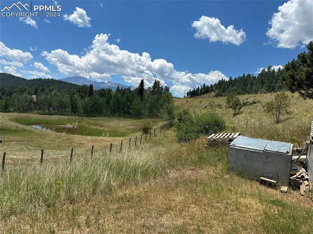 a view of a lake with outdoor space