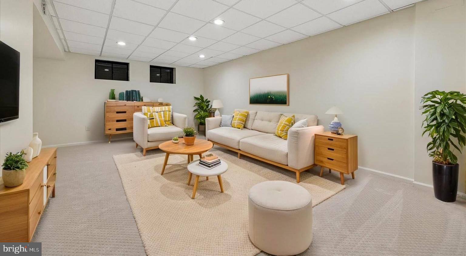 6309 Lenox Road Bethesda, MD 20817 - Photo 42 of 51 Lower level with virtual staging