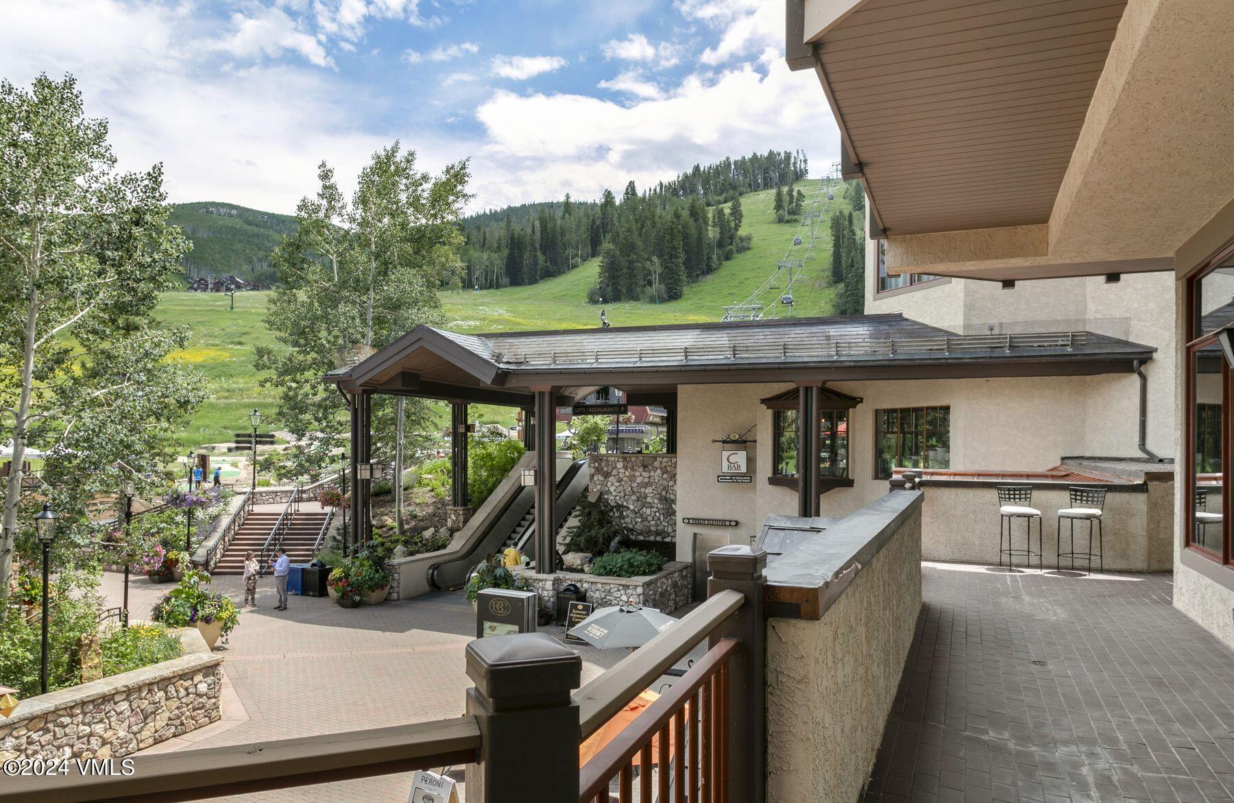 15 West Thomas Place, Unit R44 Beaver Creek, CO 81620 - Photo 13 of 21 a view of a couches and table in the balcony