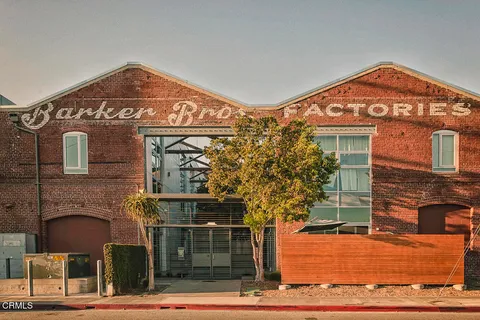 a front view of a building