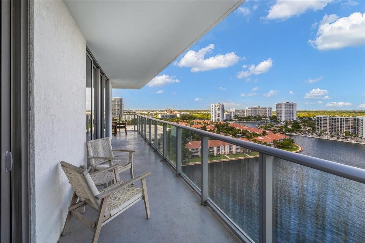 4010 South Ocean Drive, Unit R1102 Hollywood, FL 33019 - Photo 8 of 47 a view of city from balcony