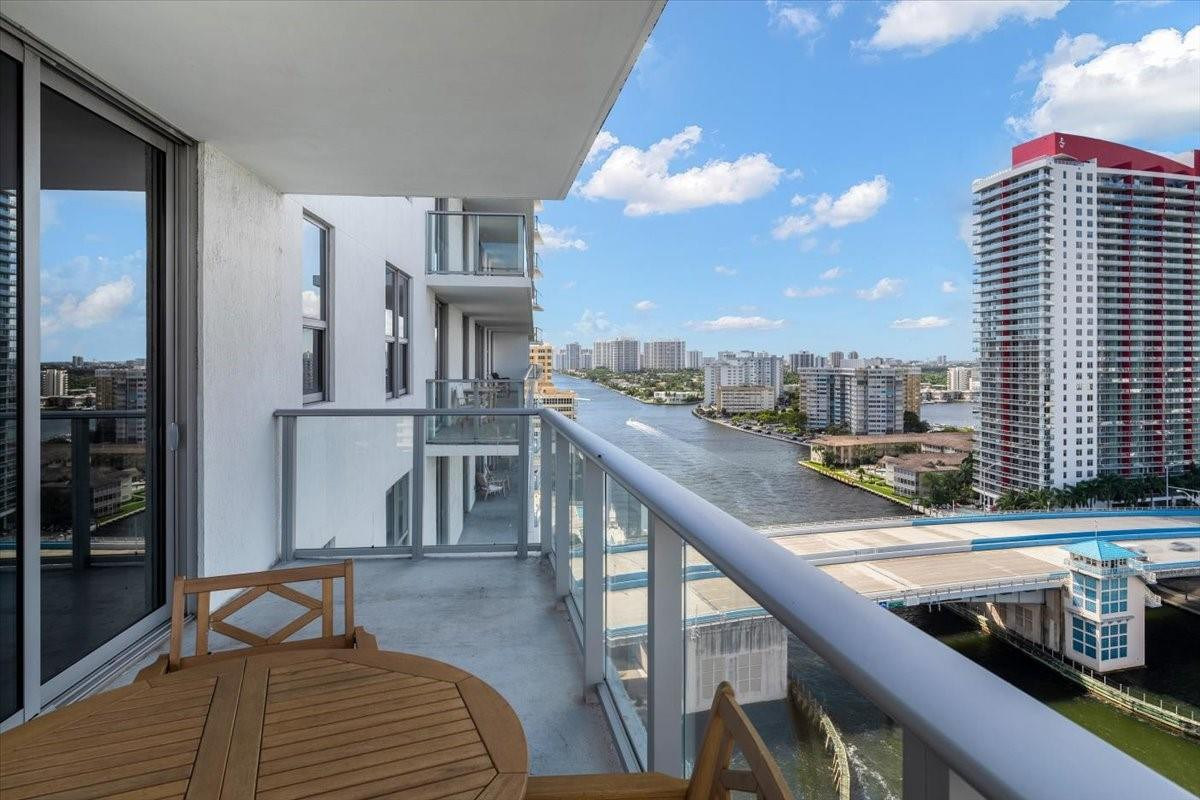 4010 South Ocean Drive, Unit R1102 Hollywood, FL 33019 - Photo 10 of 47 a balcony view with furniture