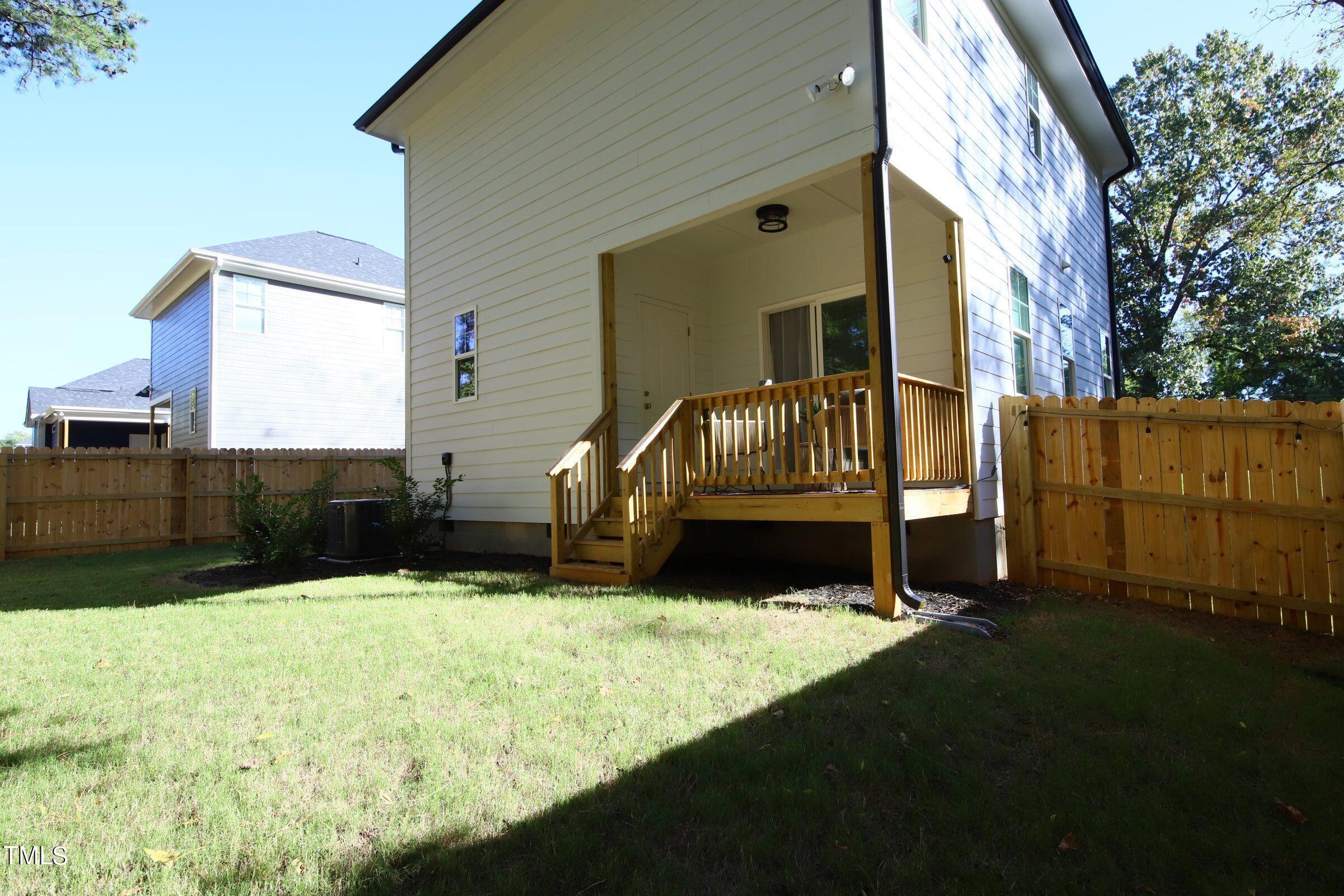 417 Como Drive Raleigh, NC 27610 - Photo 9 of 19 a view of a backyard with sitting area