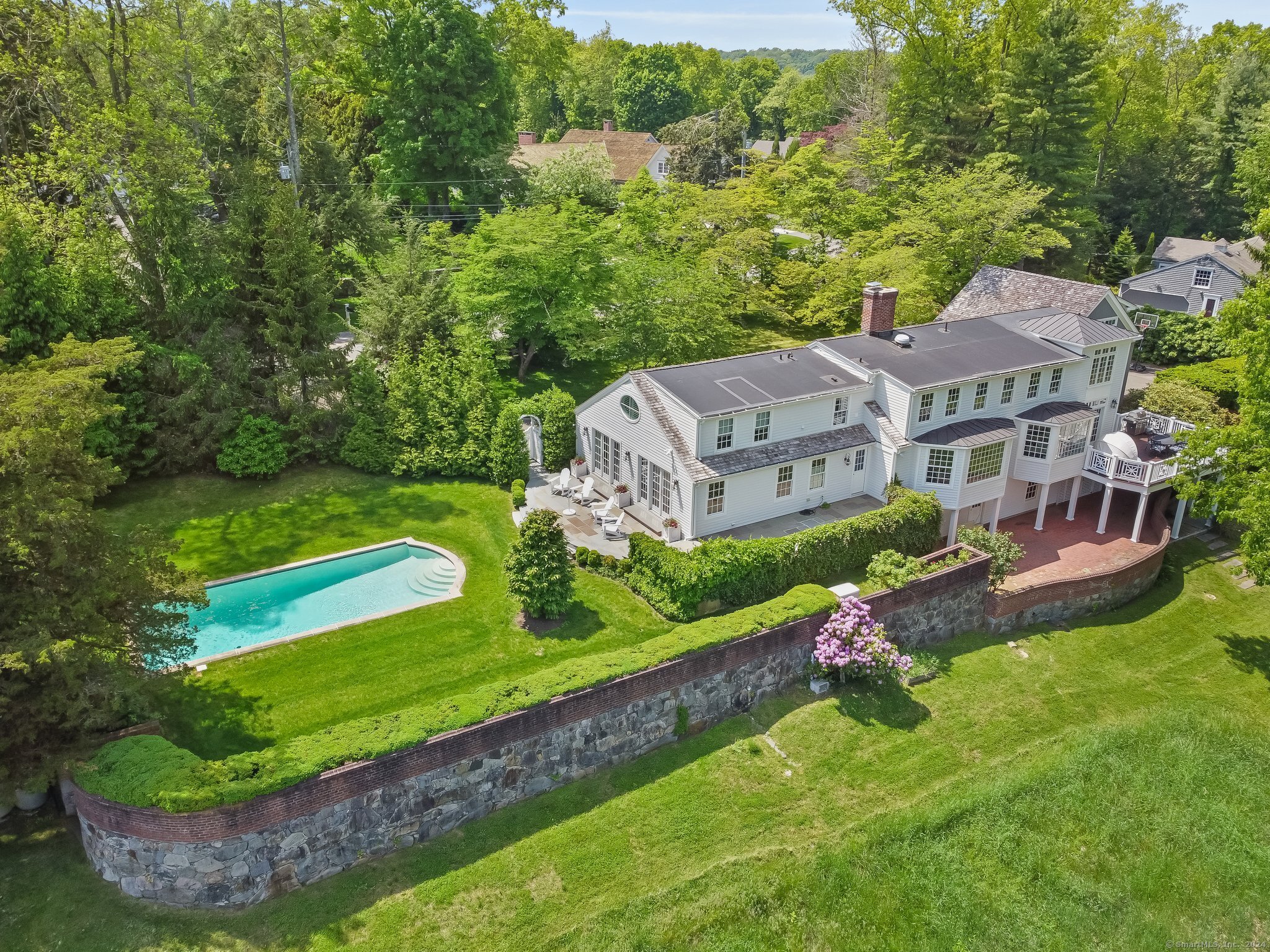 28 Cavalry Road Westport, CT 06880 - Photo 1 of 1 an aerial view of a house