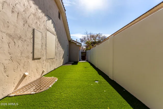 a view of a house with a door