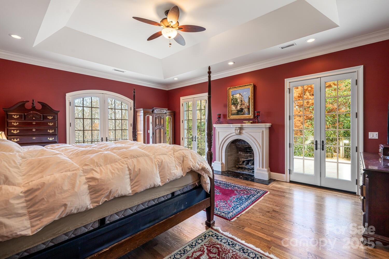 150 Rainbow View Drive Fletcher, NC 28732 - Photo 20 of 48 a bed sitting in a spacious bedroom next to a window