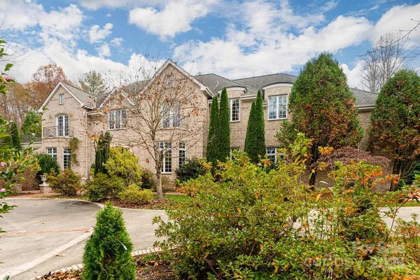 a view of a building with a street